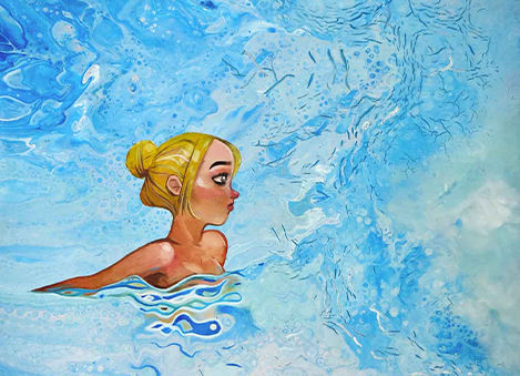 Watermark Lady Water Lady 6 Original – At First Sight Gallery